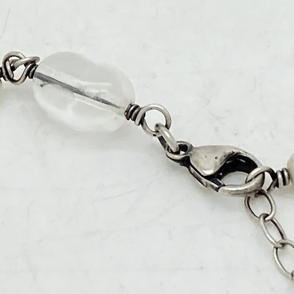 Silpada .925 stamped Rare Vintage Sterling Silver silver pearl, crystal … - Picture 12 of 14
